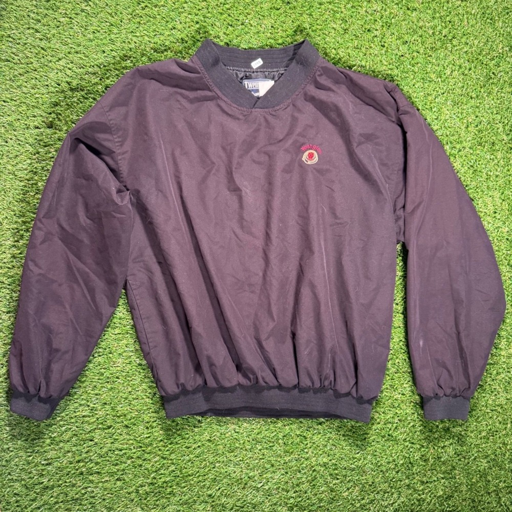 Vintage‎ Twenty X by Wrangler Pullover Windbreaker Jacket Men's Black